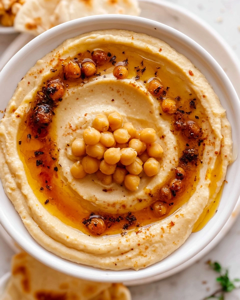 Creamy Hot Honey Hummus.