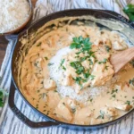 Creamy-Smothered-Chicken-and-Rice-Recipe