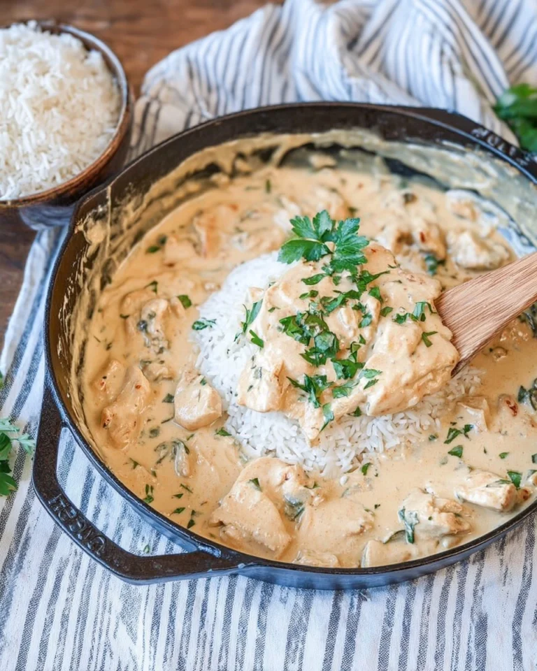 Creamy-Smothered-Chicken-and-Rice-Recipe