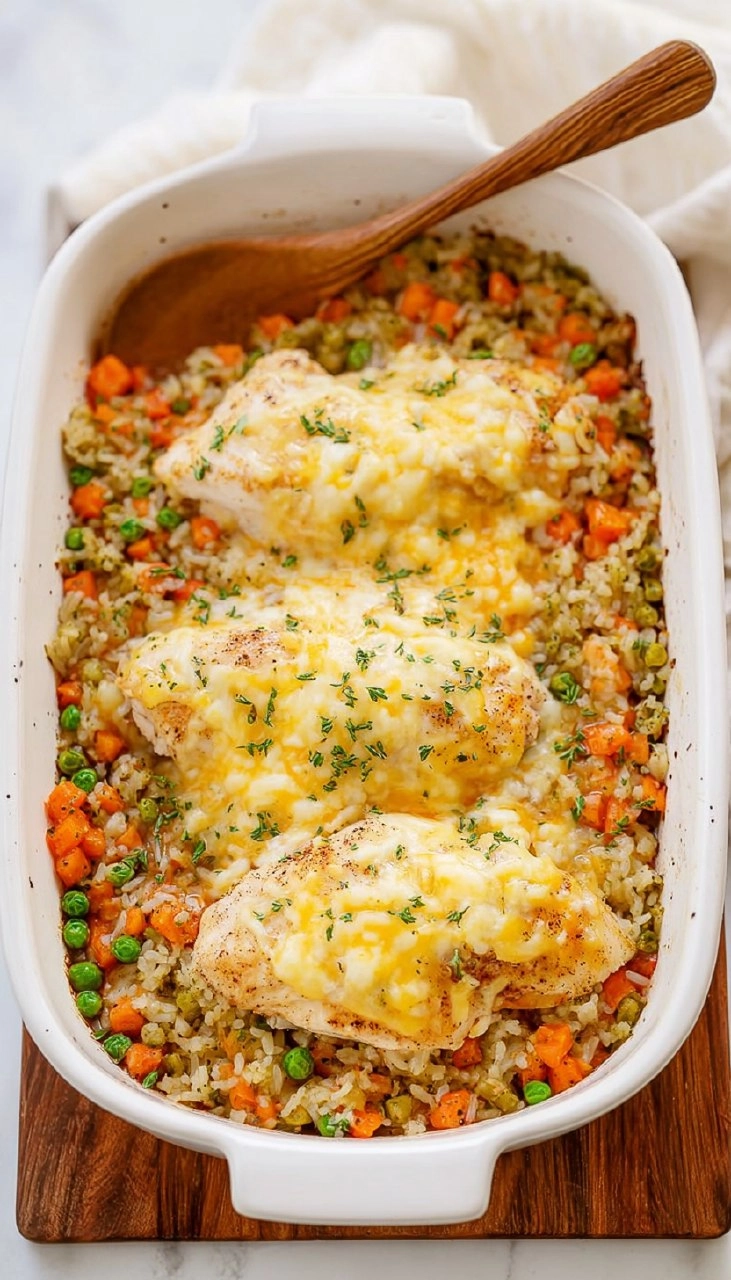 Easy Chicken and Rice Casserole