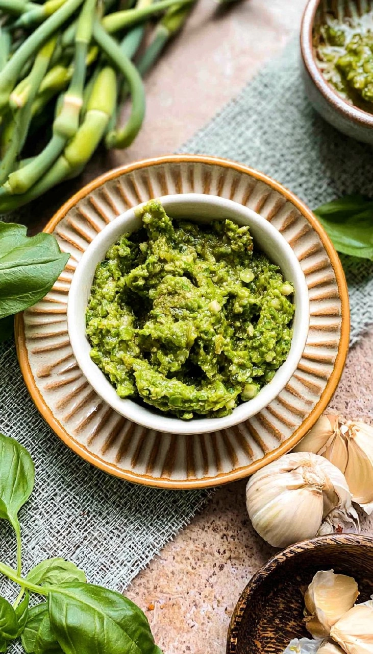 Garlic Scape Pesto 90 Garlic Scape Pesto