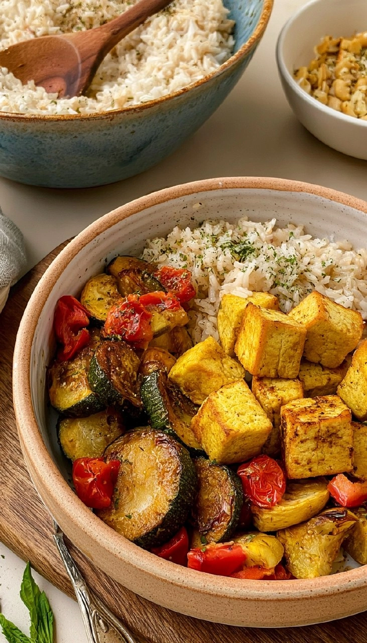 Greek Tofu & Rice Bowls