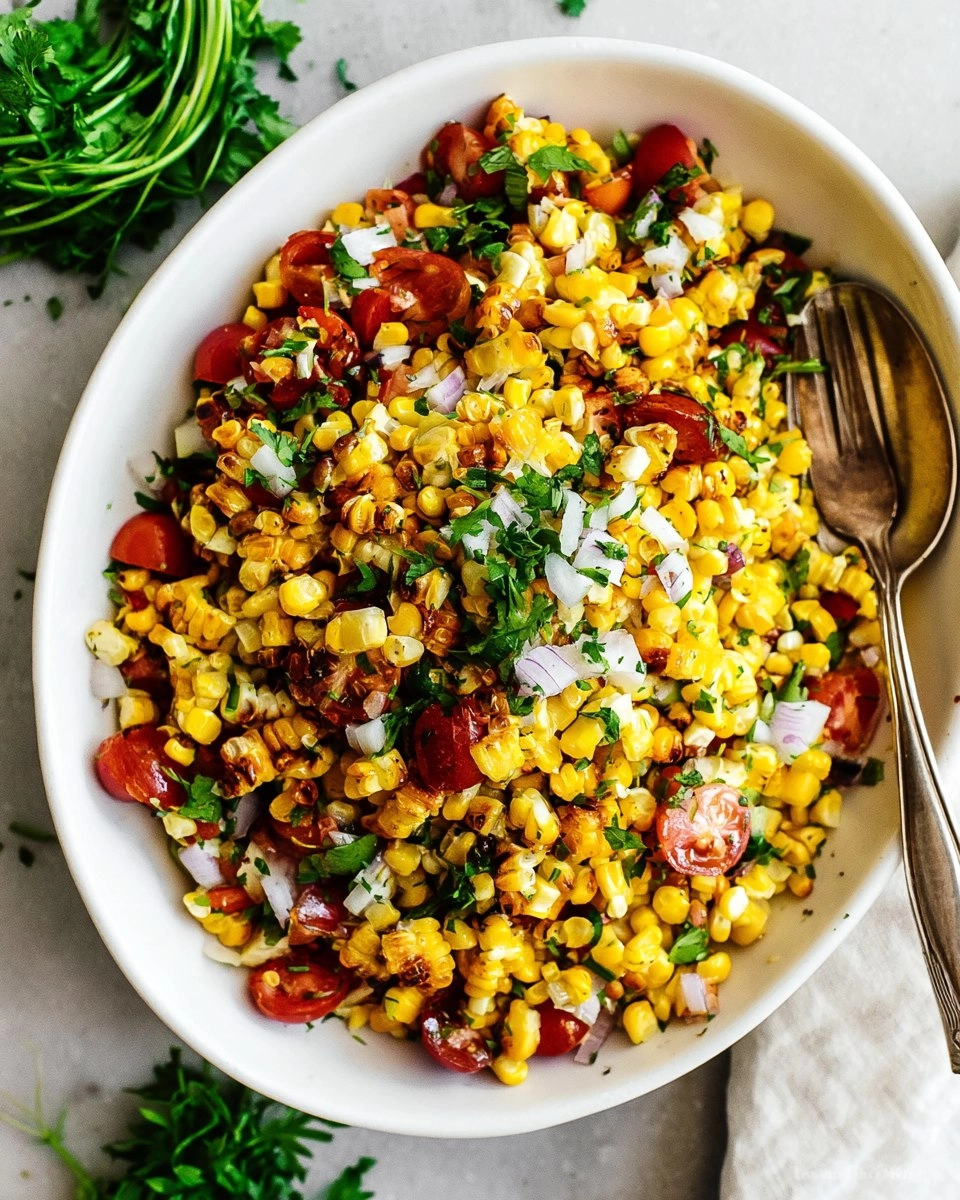 Grilled Corn Salad | Fresh Summer Cookout Side