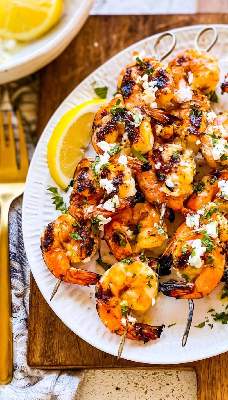 Grilled Shrimp Skewers | Easy Summer BBQ Seafood Appetizer