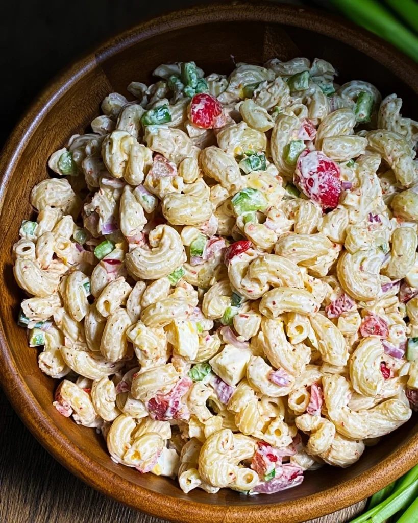 Macaroni-Salad-Creamy-Make-Ahead-BBQ-Side-Dish-Recipe