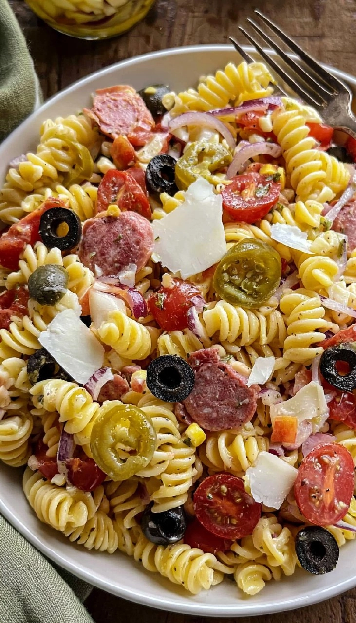 Pepperoncini Pasta Salad