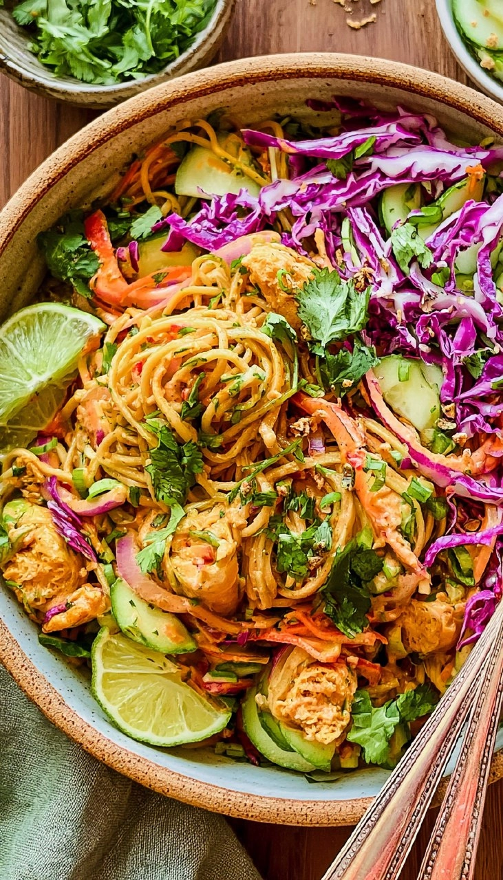 Spring Roll Noodle Salad (Great for Meal Prep!)