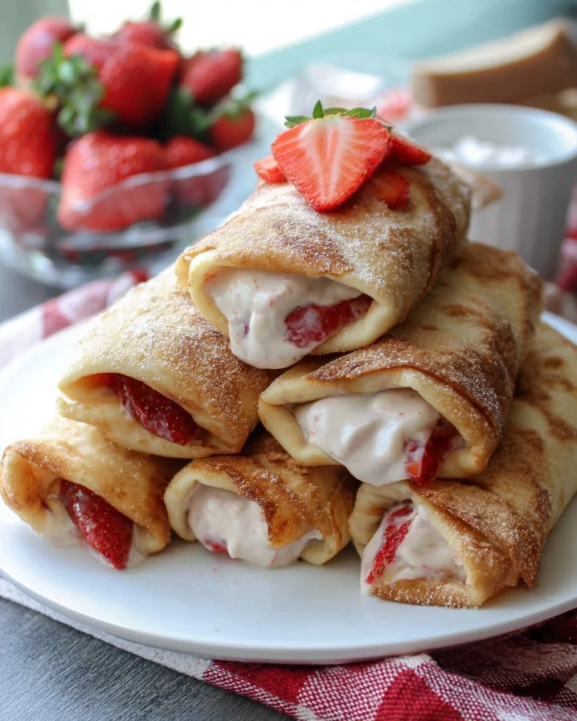 Strawberry-Cheesecake-Chimichangas-Recipe