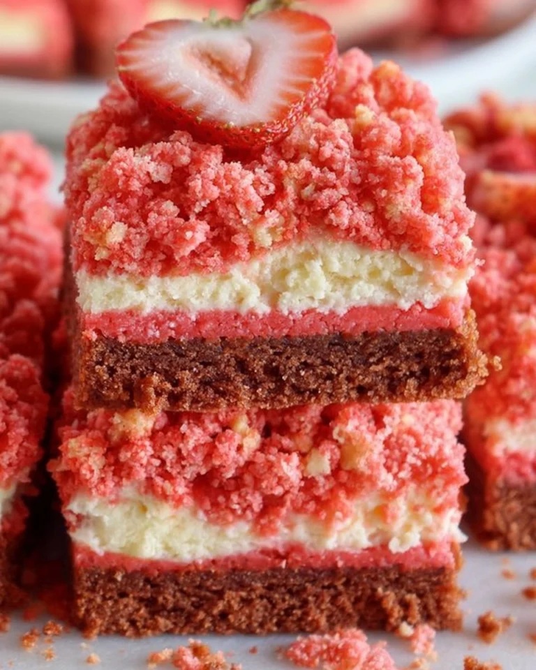 Strawberry-Crunch-Cheesecake-Brownies-Recipe