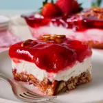 Strawberry-Pretzel-Salad-Sweet-No-Bake-Potluck-Dessert-Recipe