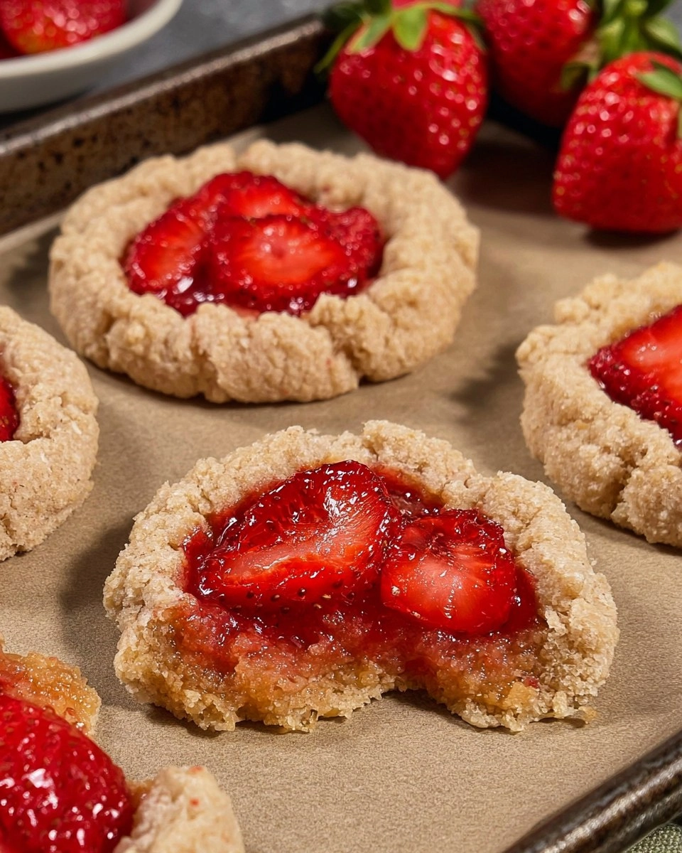 Vegan Strawberry Pie Cookies