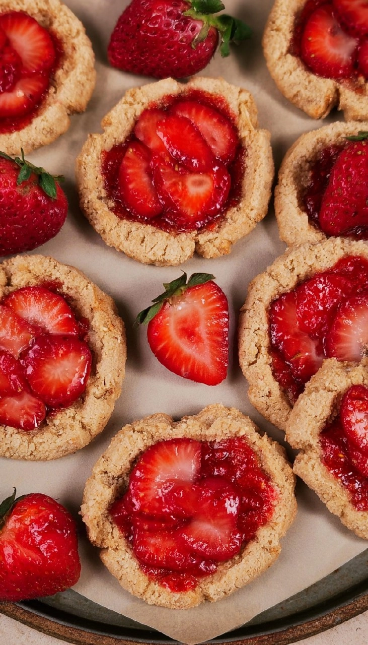 Vegan Strawberry Pie Cookies