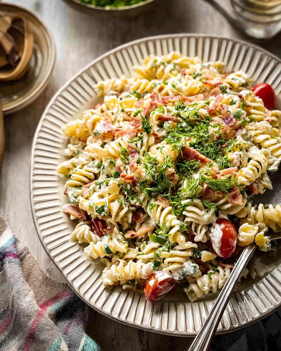 Bacon Ranch Pasta Salad 114 Bacon Ranch Pasta Salad