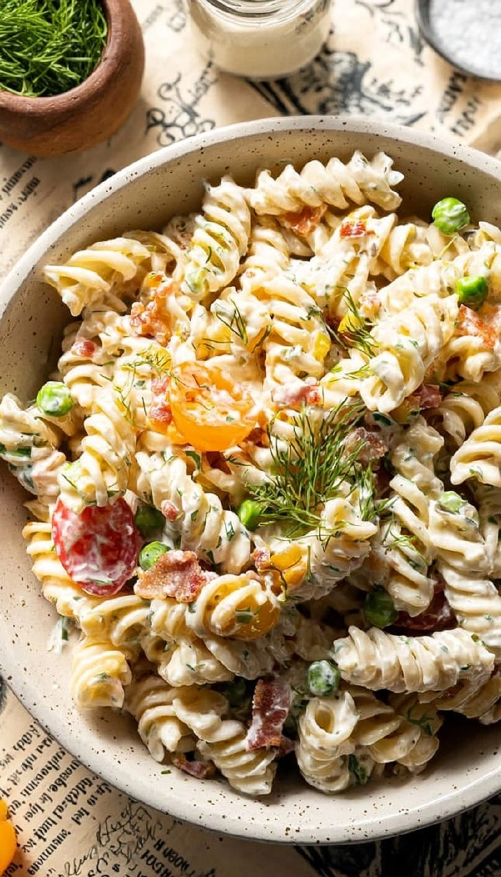 Bacon Ranch Pasta Salad 115 Bacon Ranch Pasta Salad