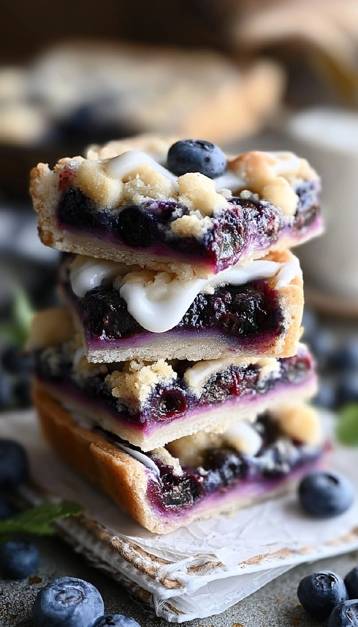 Blueberry Crumble Bars