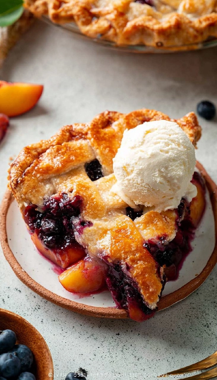 Blueberry Peach Pie