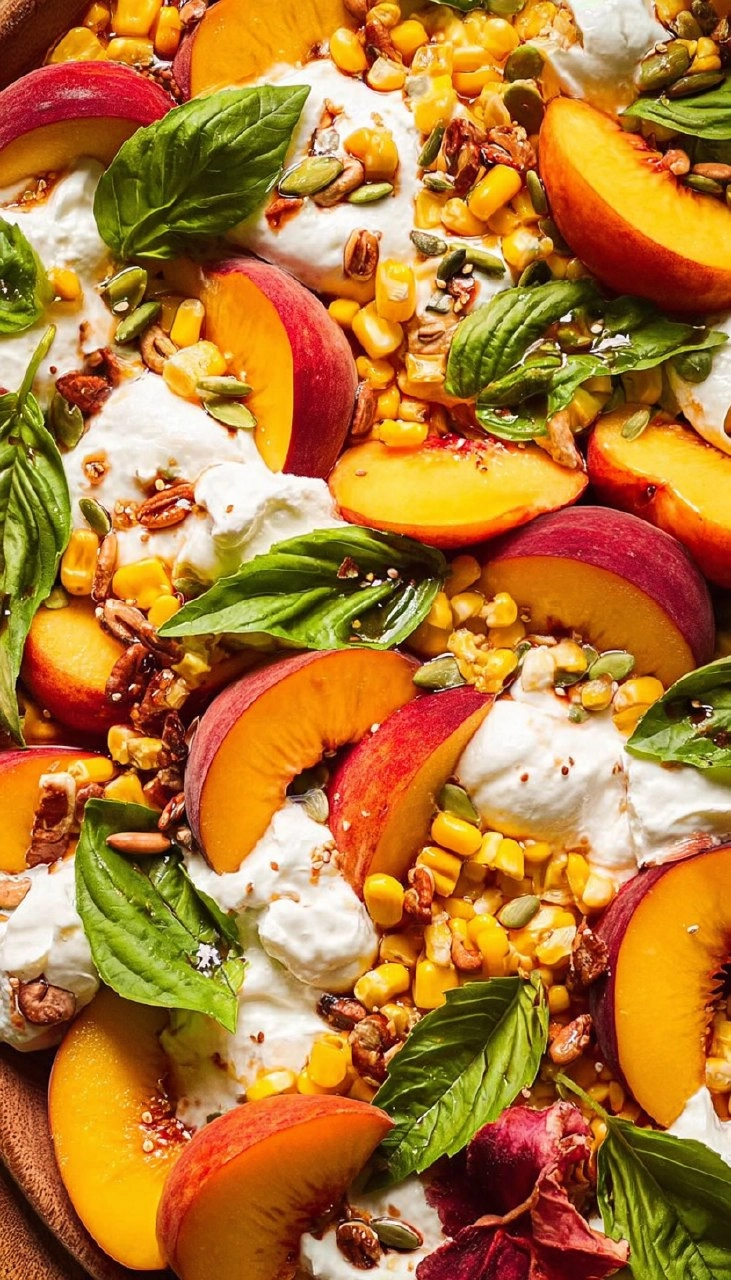 Burrata Peach Salad