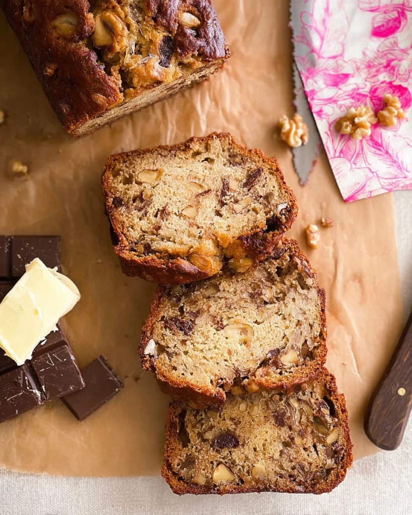 Chocolate-Chip-Walnut-Banana-Bread-Recipe