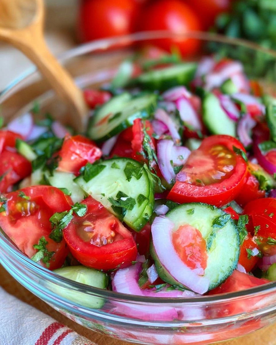 Classic Cucumber Tomato Salad