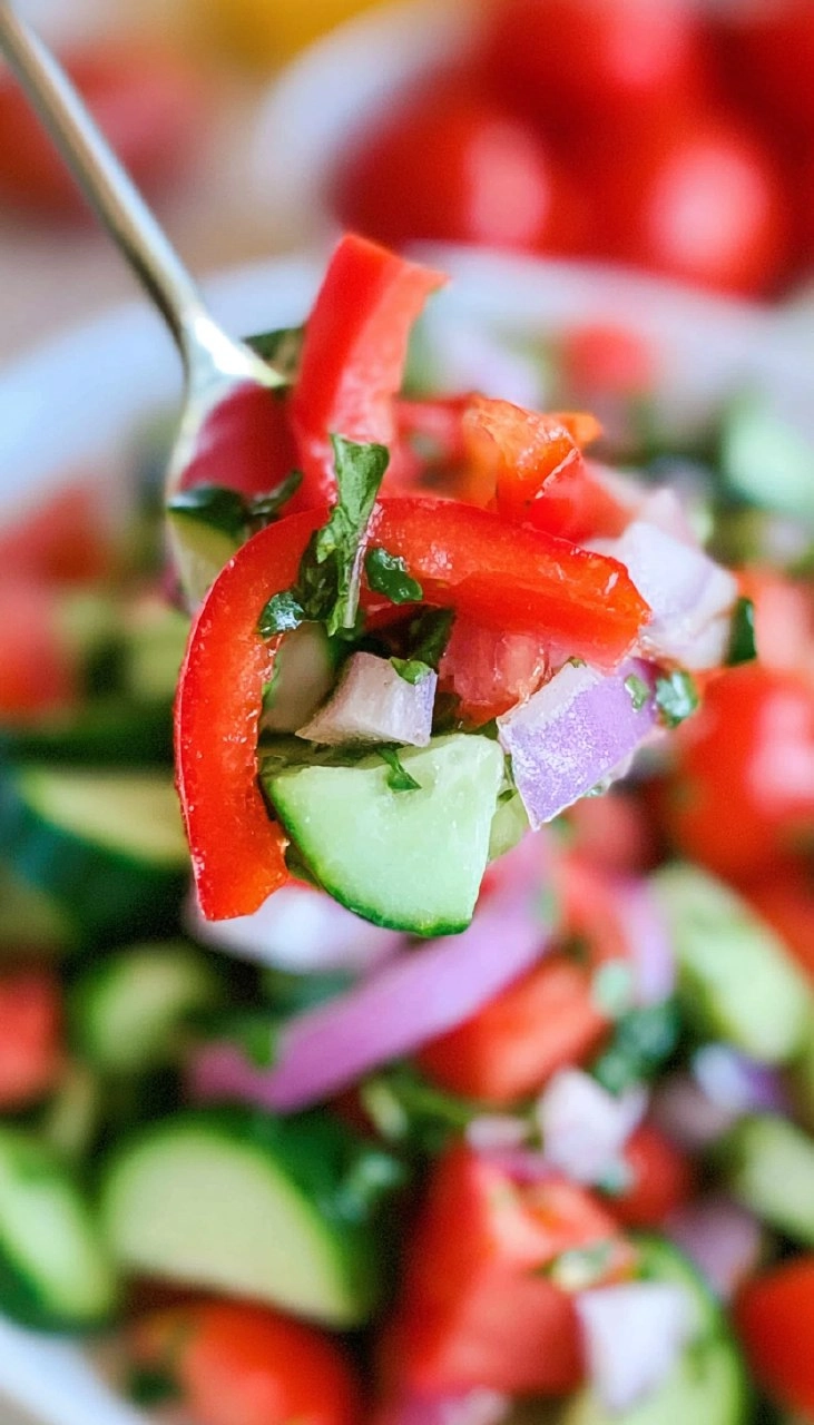 Classic Cucumber Tomato Salad