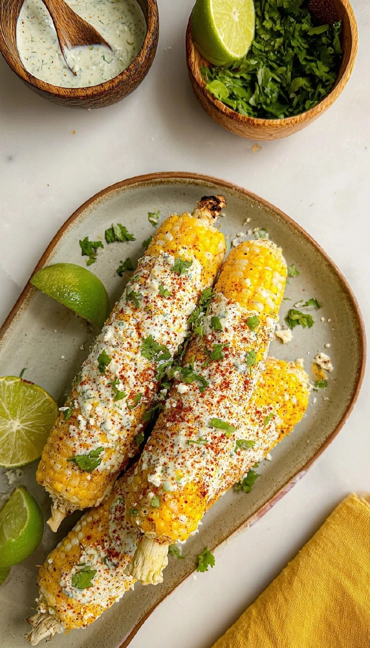 Creamy Cilantro Lime Corn