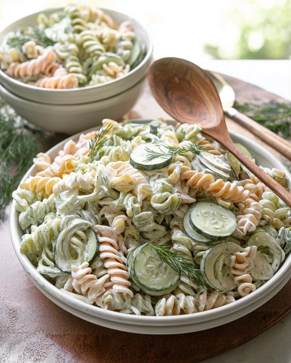Creamy Cucumber Pasta Salad 79 Creamy Cucumber Pasta Salad