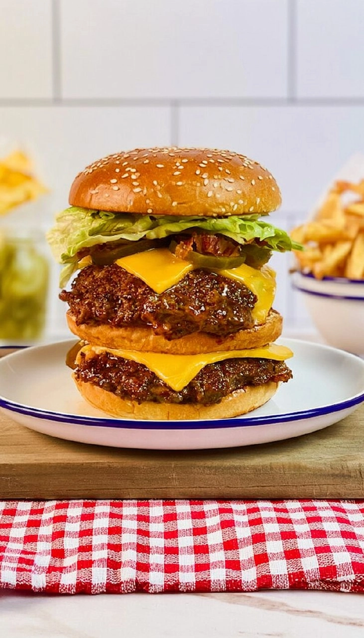 Double Cheeseburger 295 Double Cheeseburger