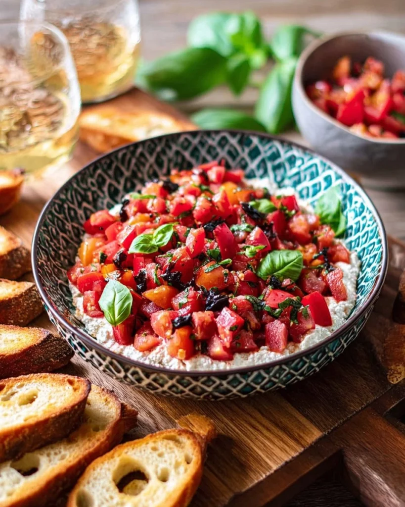 Easy-Boursin-Bruschetta-Dip-Recipe