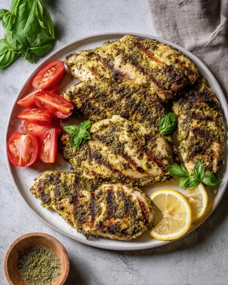 Grilled-Pesto-Chicken-Recipe
