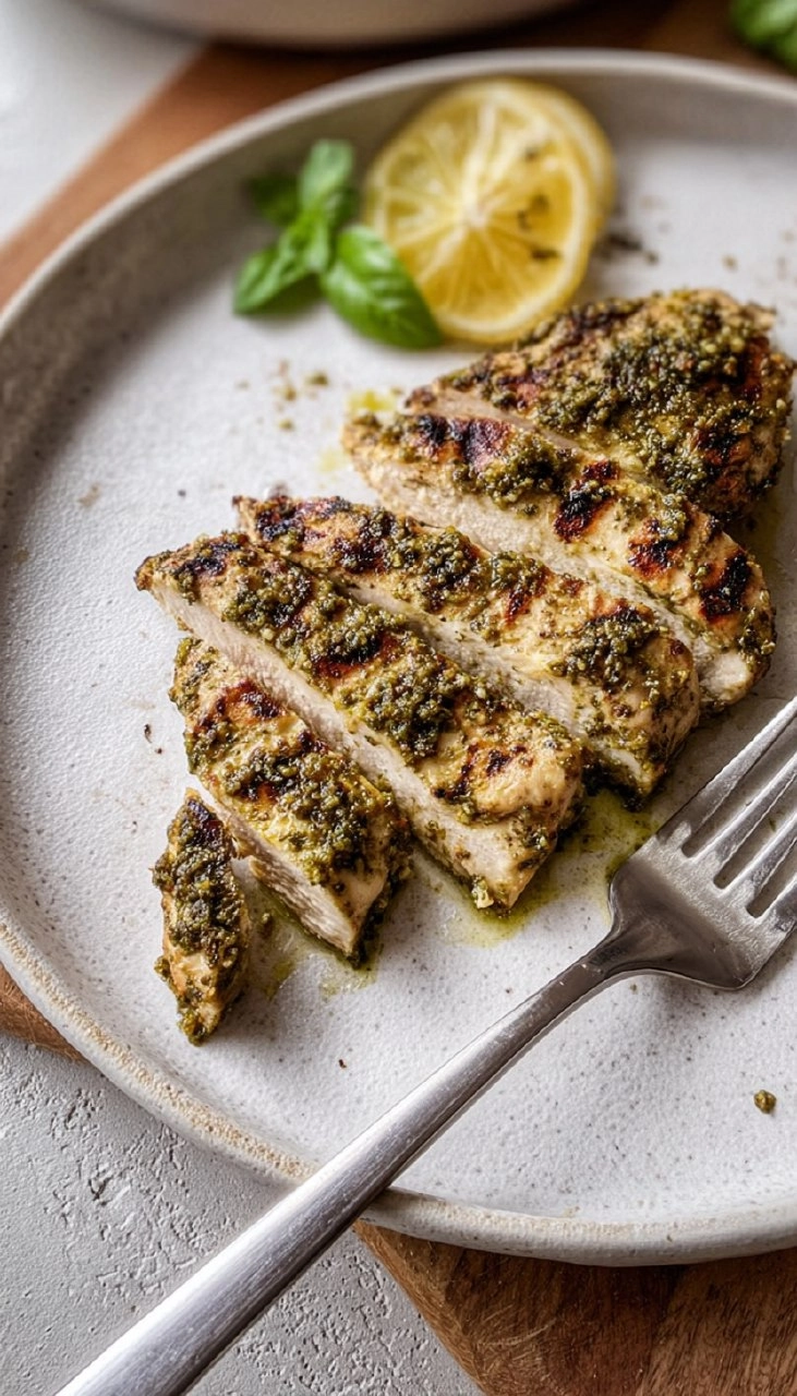 Grilled Pesto Chicken