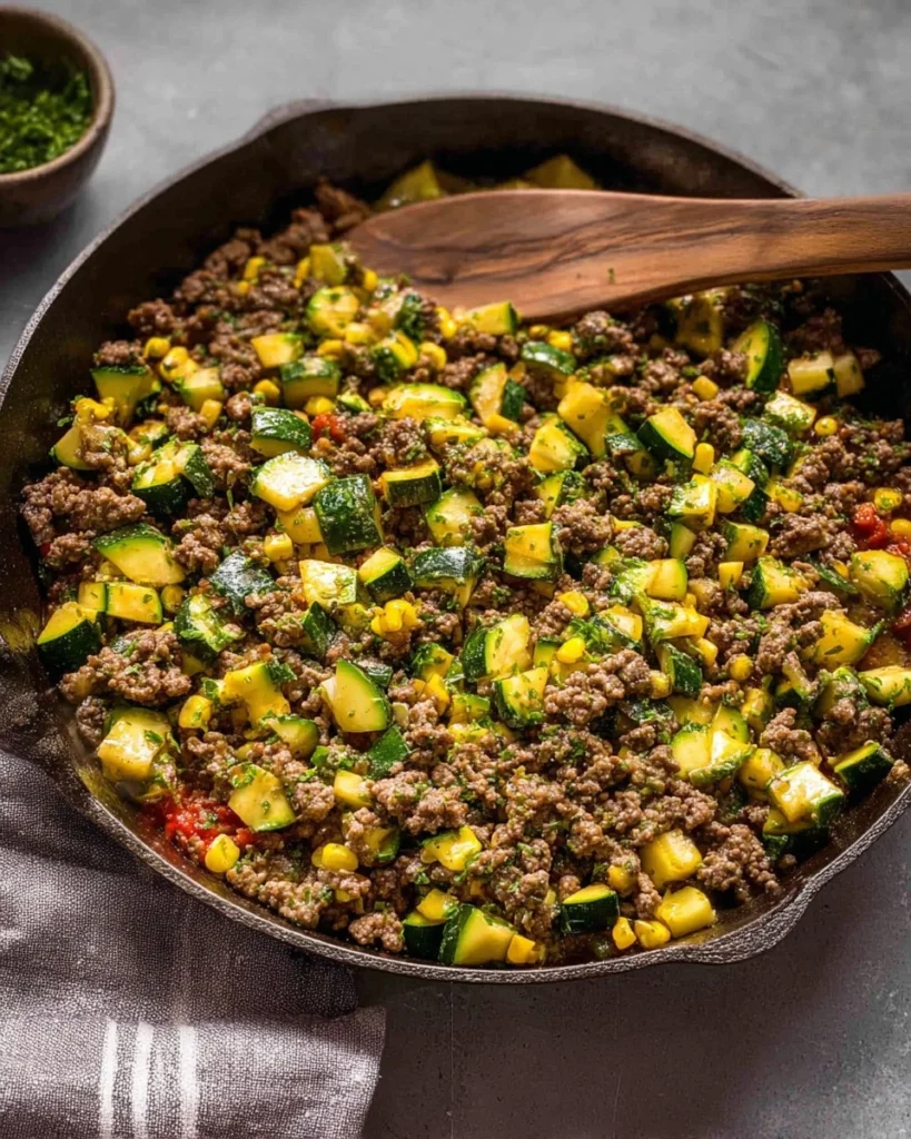 Ground-Beef-and-Zucchini-Skillet-Recipe