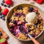 Healthy Mixed Berry Crisp (Gluten-Free) 101 Healthy-Mixed-Berry-Crisp-Gluten-Free-Recipe