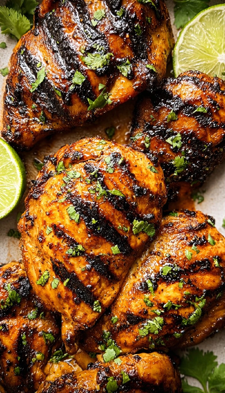 Juicy Grilled Tequila Lime Marinated Chicken