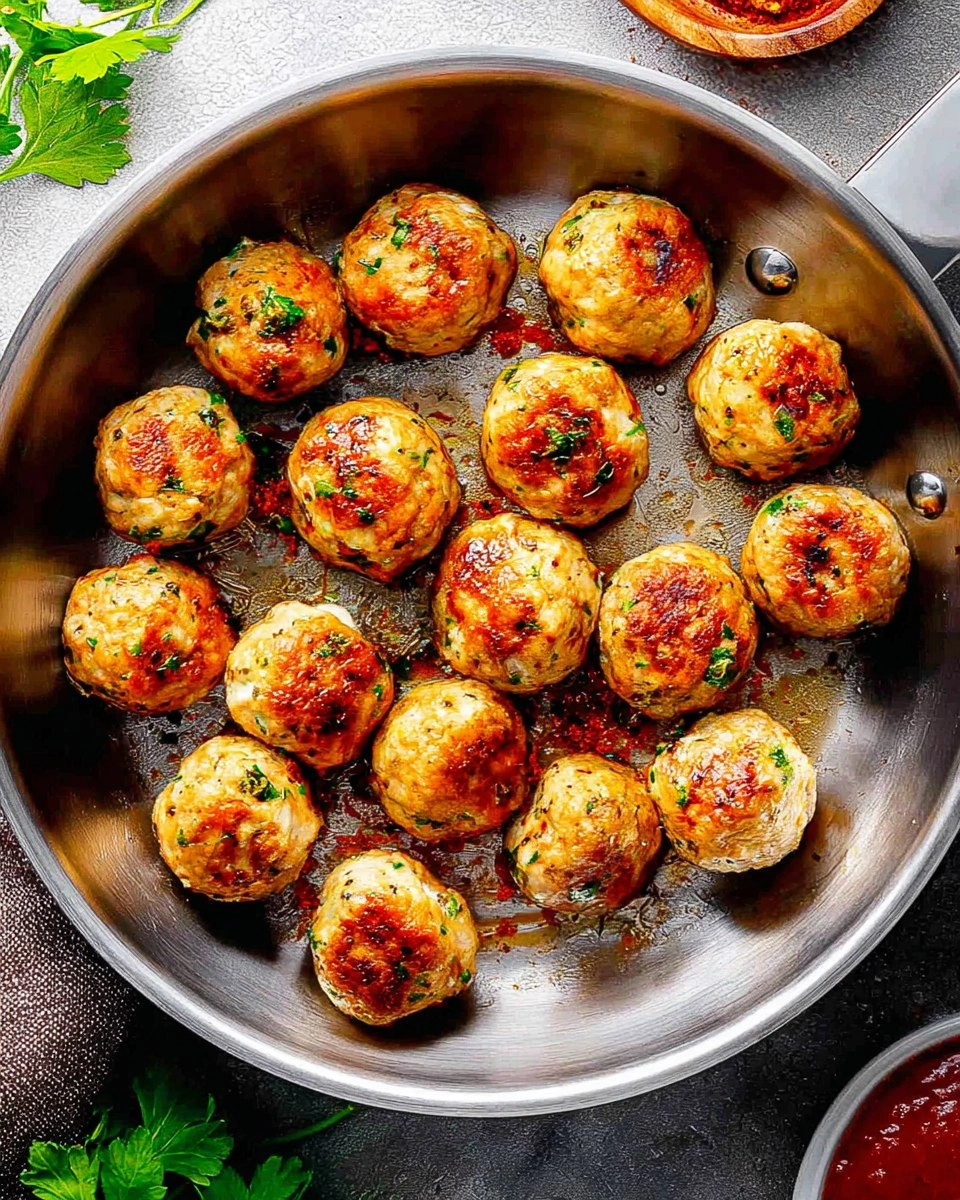 Mediterranean Chicken Meatballs