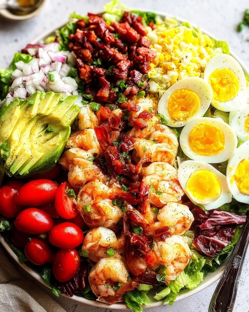 Shrimp-Cobb-Salad-Healthy-Easy-Summer-Dinner-Recipe