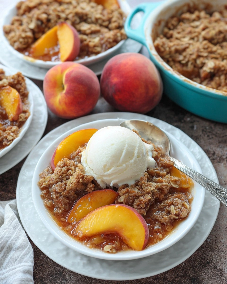 Simple-Peach-Crisp-Recipe-with-Oat-Topping