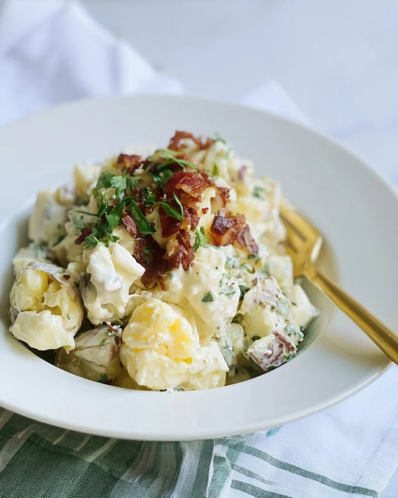 Sour-Cream-and-Bacon-Potato-Salad-Recipe