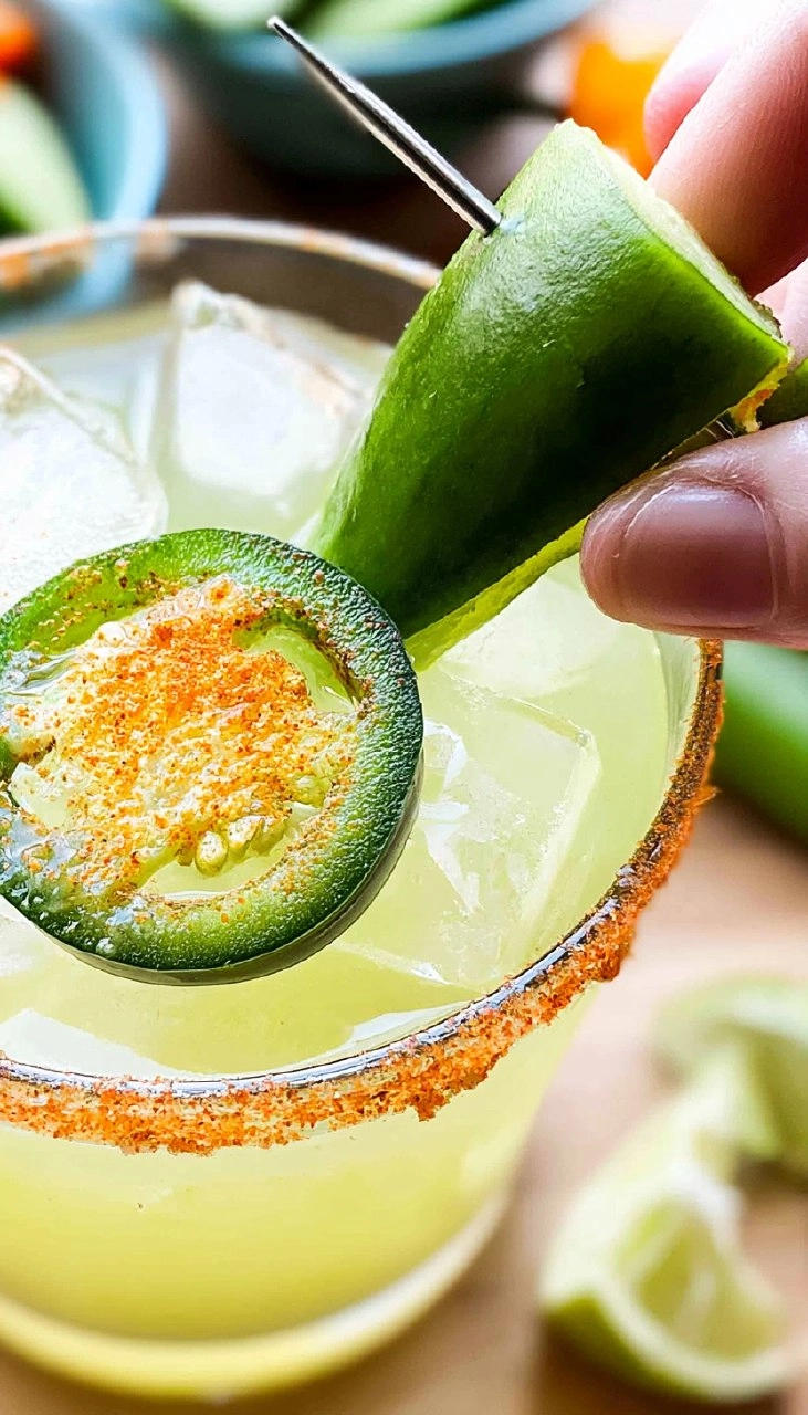 Spicy Pickle Margarita