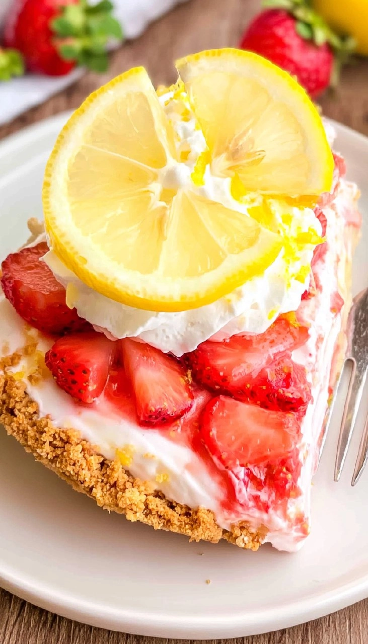 Strawberry Lemonade Pie 130 Strawberry Lemonade Pie