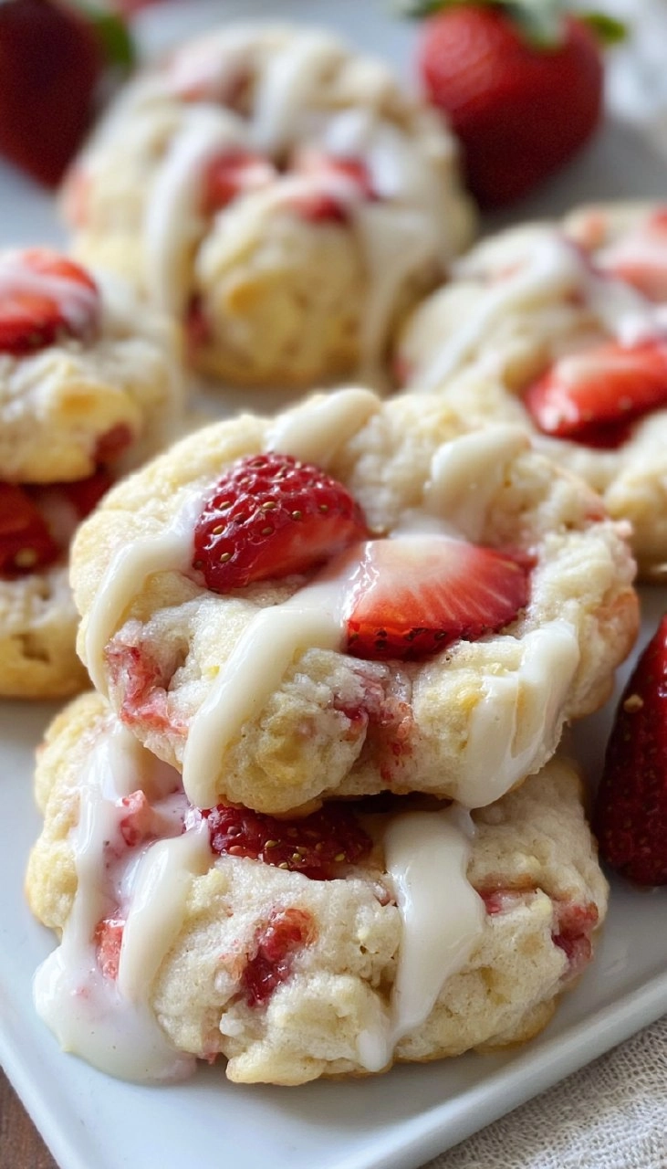 Strawberry Shortcake Cookies