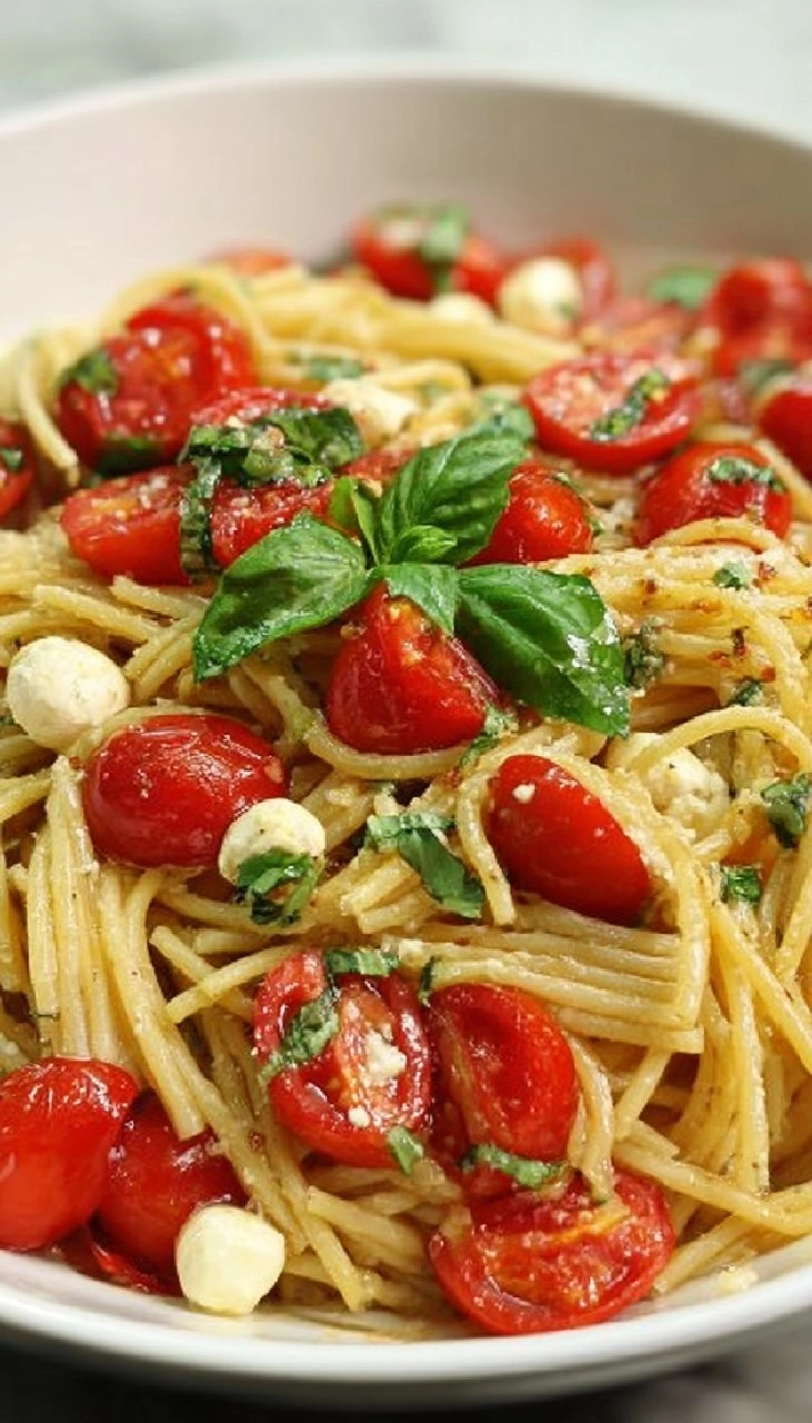 Tomato and Mozzarella Pasta (Pasta alla Checca) 85 Tomato and Mozzarella Pasta (Pasta alla Checca)