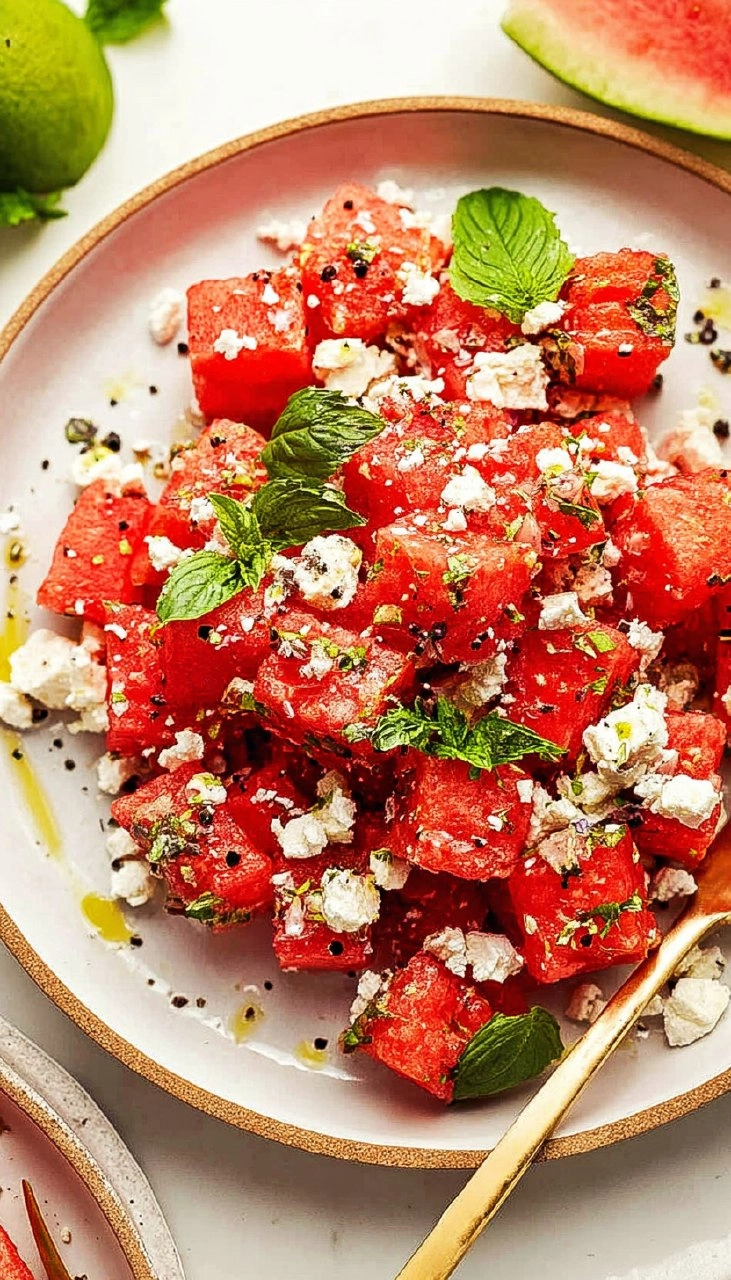 Watermelon Feta Salad 75 Watermelon Feta Salad