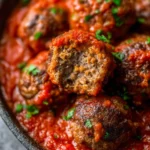 Baked Meatball (with The Best Marinara Sauce) 126 Baked-Meatball-Recipe-with-The-Best-Marinara-Sauce