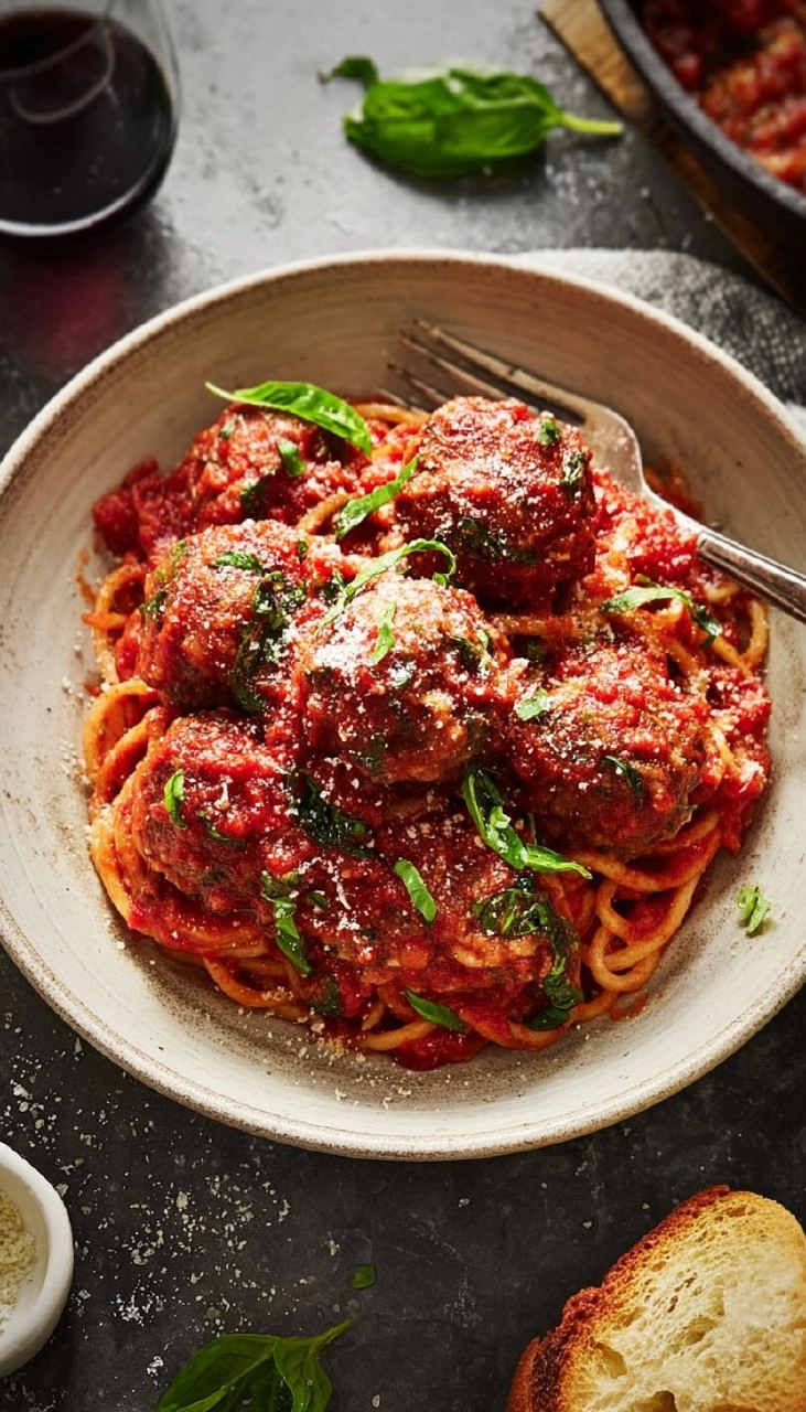 Baked Meatball (with The Best Marinara Sauce) 125 Baked Meatball (with The Best Marinara Sauce)