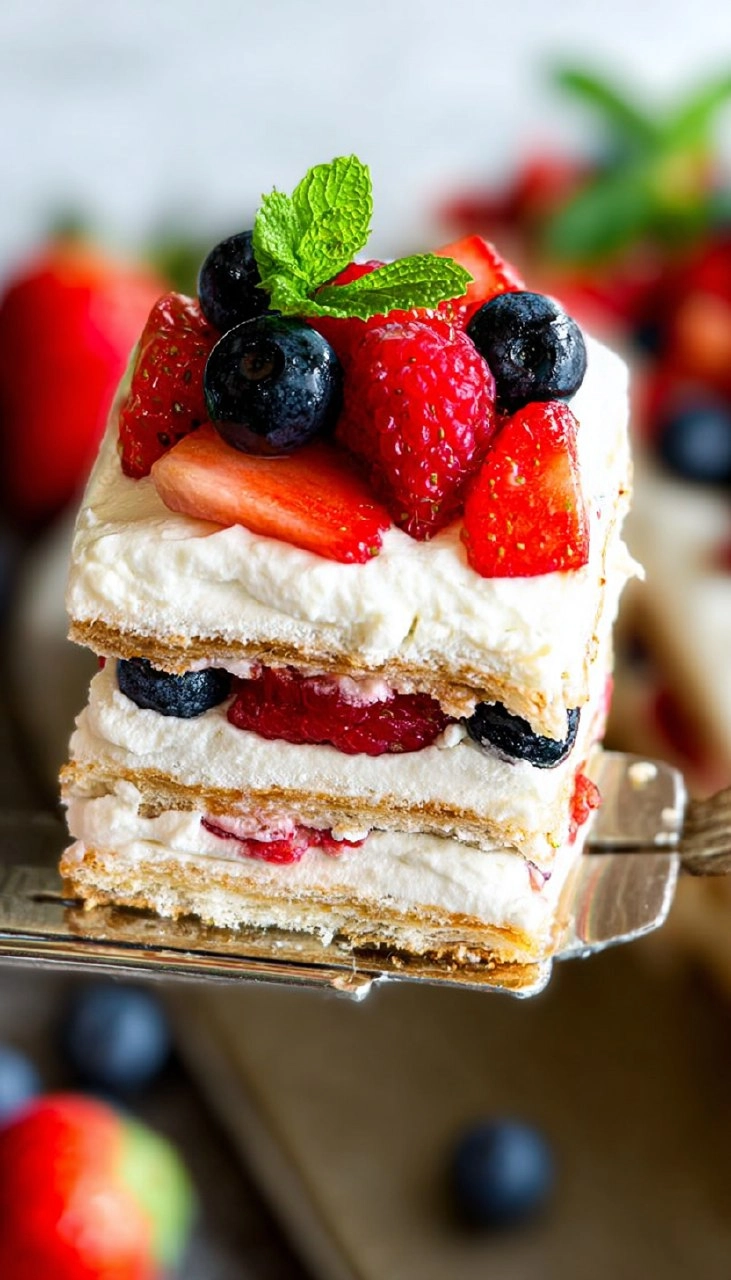Berry Icebox Cake 95 Berry Icebox Cake
