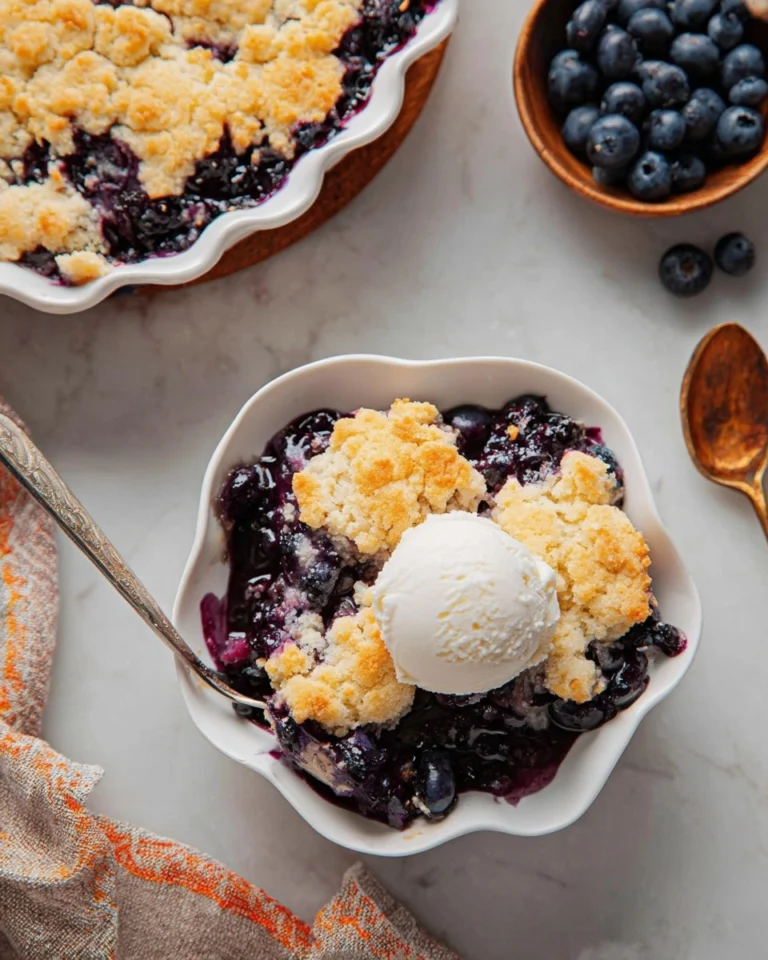 Blueberry-Cobbler-with-Almond-Topping-Recipe