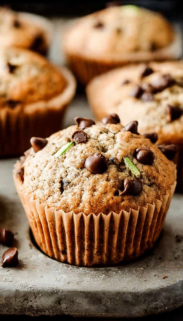Chocolate Chip Zucchini Muffins
