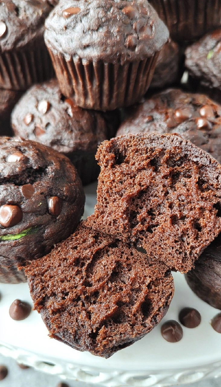 Chocolate Zucchini Muffins 100 Chocolate Zucchini Muffins