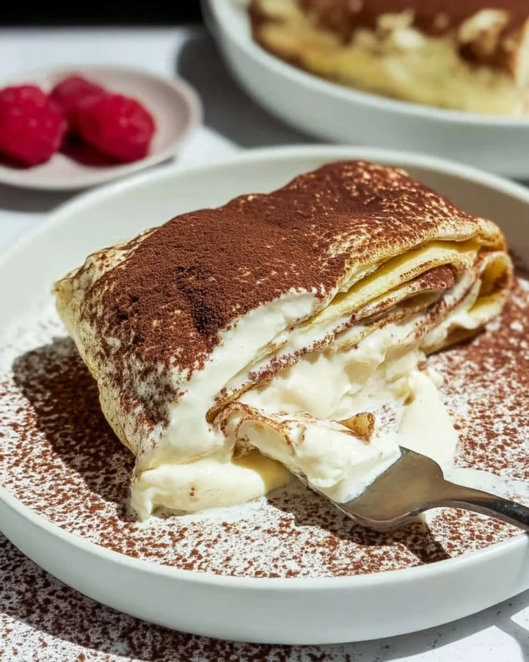 Cottage-Cheese-Tiramisu-Crepe-Roll-Recipe