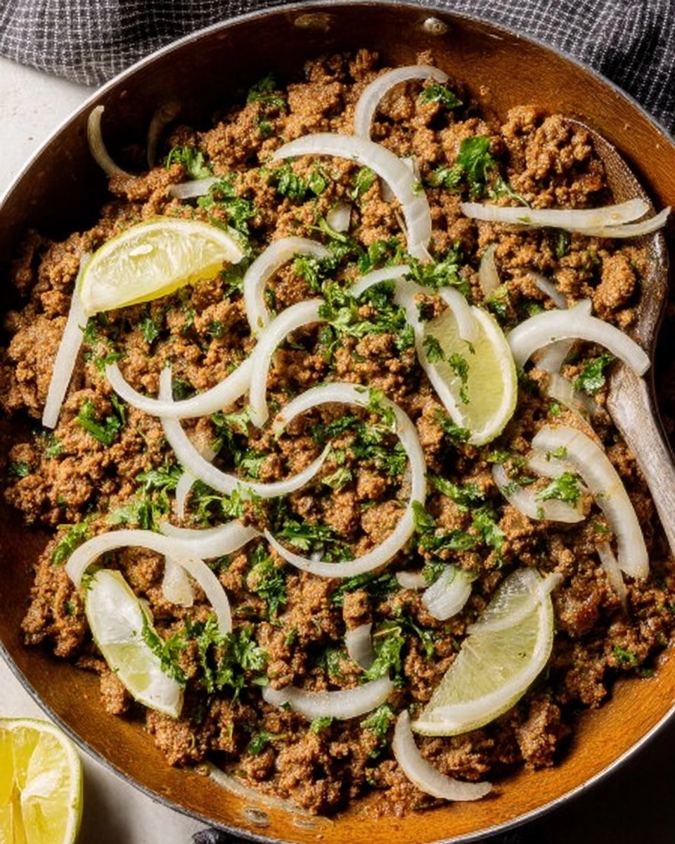 Dum Ka Keema (Smoked Ground Beef)